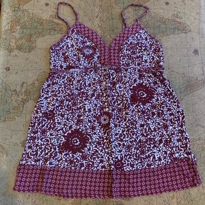 American Eagle Maroon tank top size medium